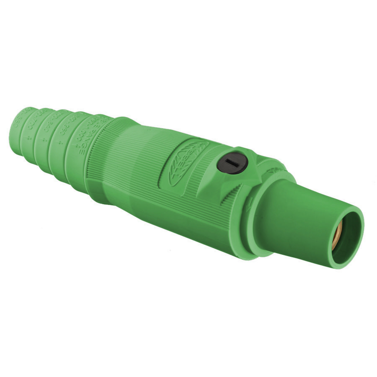 HBL300FGN 16 Series 1-Pole Female Heavy Duty Industrial Grade Standard Single Pole Plug, 600 V AC/250 V DC, 300 A, 4 to 2/0 AWG Wire, Pressure Screw Terminal Connection, 3R/4X/12 NEMA Rating