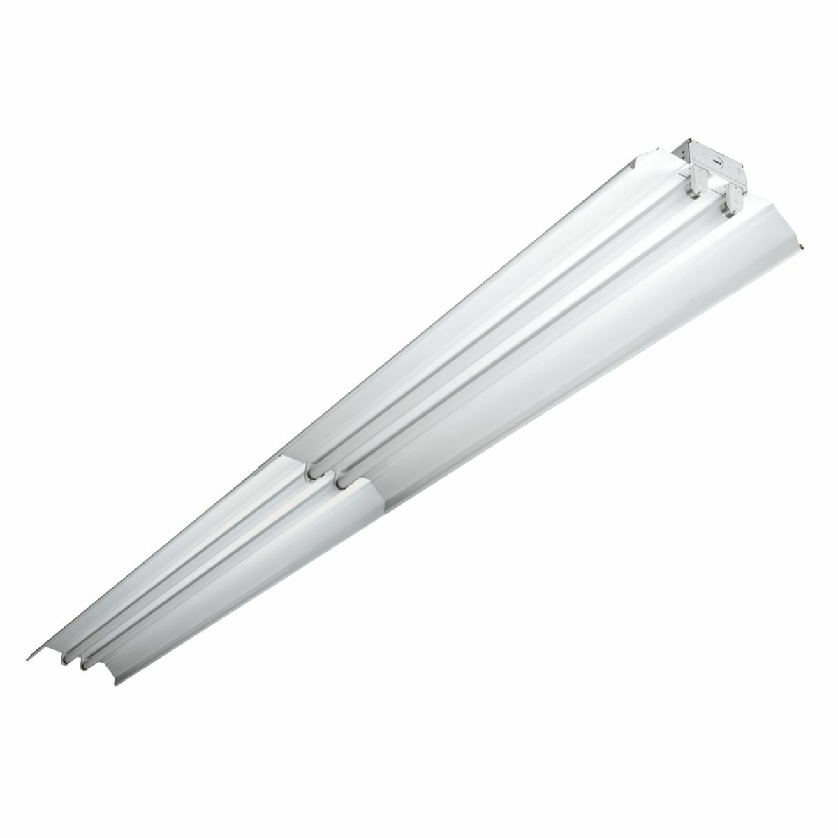 8TIAF-232-UNV-EB81-U Metalux IAF/ICF Heavy Duty Universal Industrial Strip Light Fixture, (3) T8 Lamp, 120 to 277 V AC, Baked White Enamel Housing