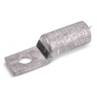 Aluminum One-Hole Lug, Straight Long Barrel, Blind-End, Wire Range 4/0 ASCR, 4/0 Stranded, 1/2 Inch Bolt Size,  Mechanical Dies: 840, K840, 845, TX, Hydraulic Dies: 840, B49EA, EEI 11A, K840, 249, 76, CSA24, Length 5-3/4 Inches.  For Aluminum and Copper Conductors