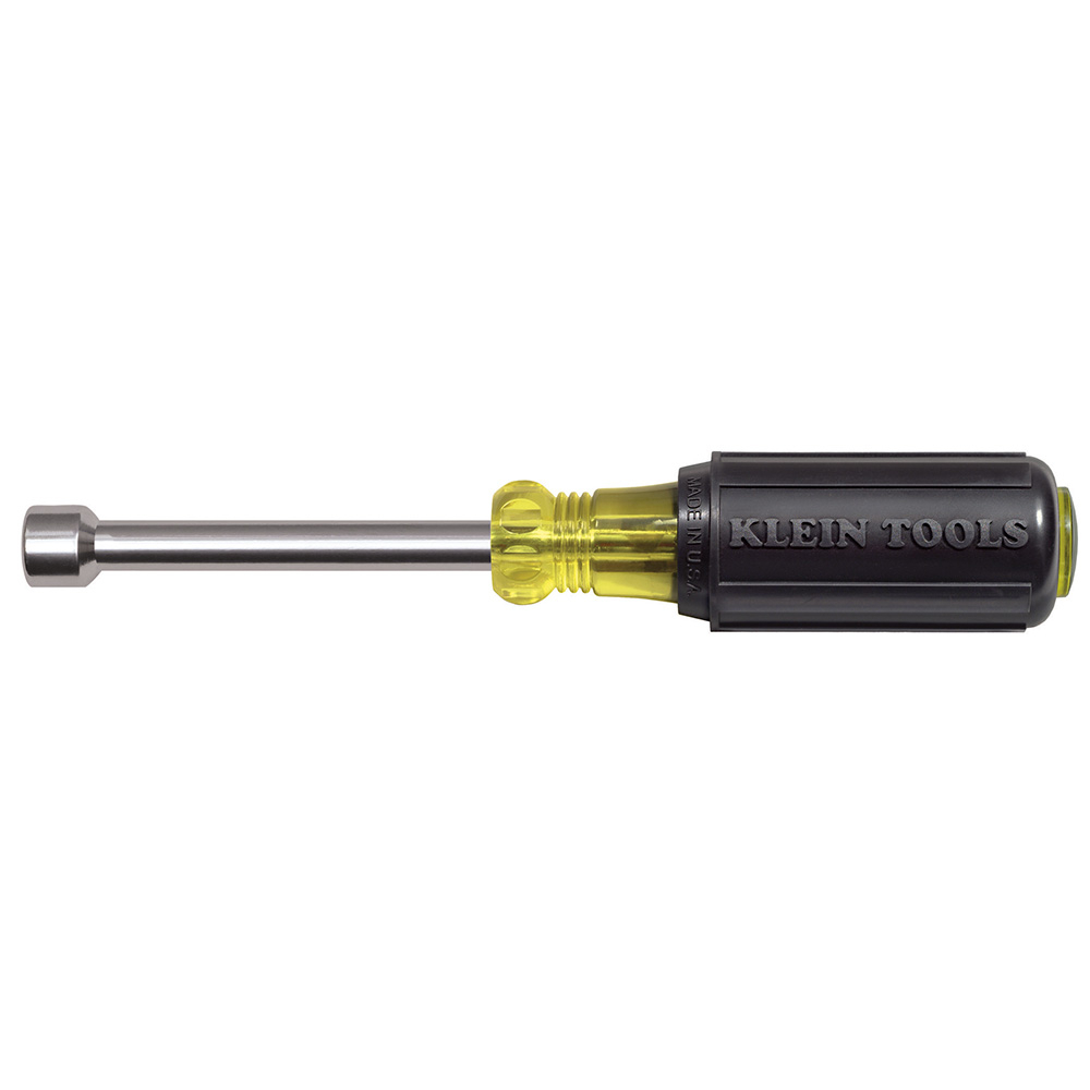 630-3/8M Cushion-Grip Magnetic Tip Nutdriver, 3/8 in, Hollow Shank, Cushion Grip Handle, ANSI/ASME Specified, Polished Chrome
