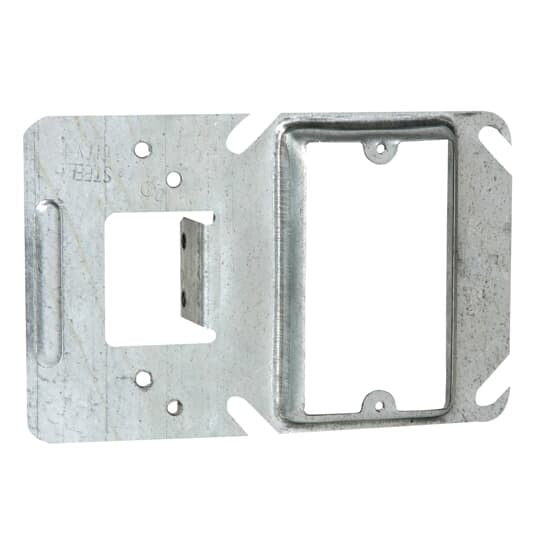 52CM14-5/8 Steel City Box Support Cover, 4 in L x 4 in W, Steel