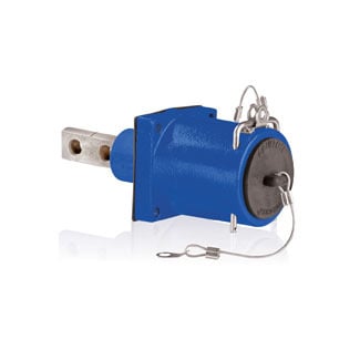 49FR2-CB Rhino-Hide 49 Series Female Single Pole Receptacle, 1 kV AC, 1135 A, 313 to 777 kcmil Wire, Double Hole Busbar Connection, NEMA 3R NEMA Rating
