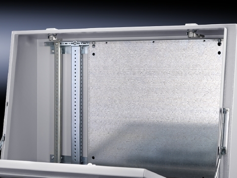 6730310 Partial Mounting Plate, For Use With TP, TS, SE Series 200 mm W x 437 mm D Enclosure, Carbon Steel