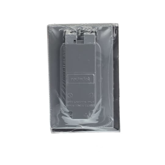 CCGV Red Dot Dry-Tite Weatherproof Receptacle Cover, 4-9/16 in L x 2-13/16 in W, Die Cast Aluminum