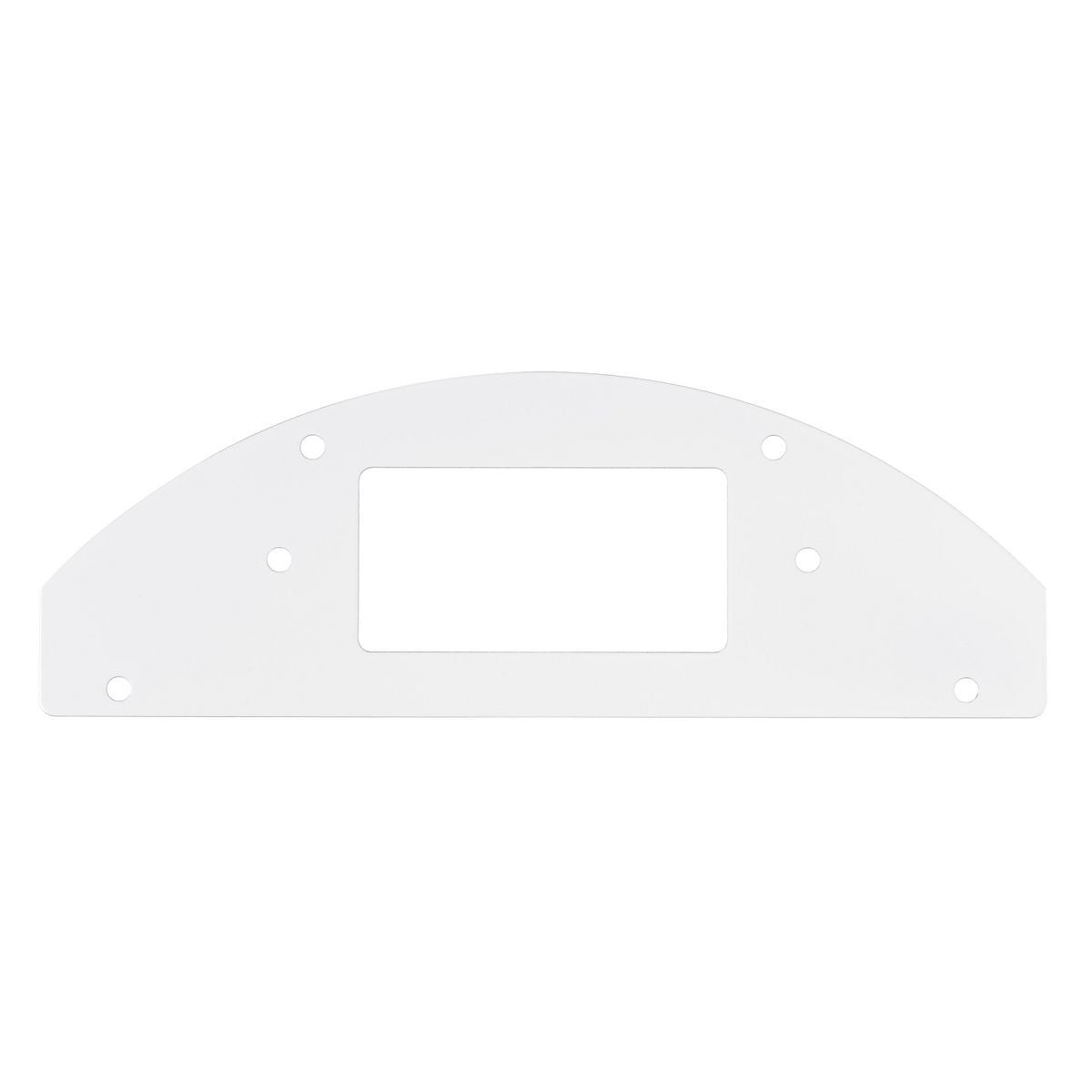 S1R10PSPD Standard Full Perimeter Sub Plate With Style Line Decorator Opening, 2.49 in L x 7.26 in W x 0.06 in D, Steel