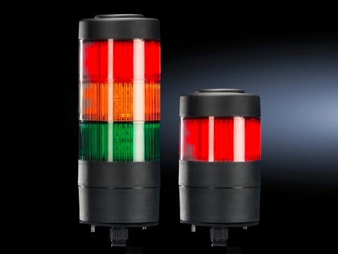 2372100 SG Series 3-Stage Steady Signal Pillar Light, 24 V AC/DC, LED Lamp, 3 Lights, Green/Red/Yellow, 70000 hr