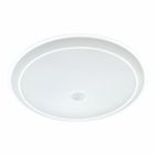 9" motion sensor, LED surface light, 1200 lumens (nominal), 90 CRI minimum, 3000K CCT, 120V 60Hz, LE and TE phase, matte white flange cut 10 percent dimming, Compliant in all states except California