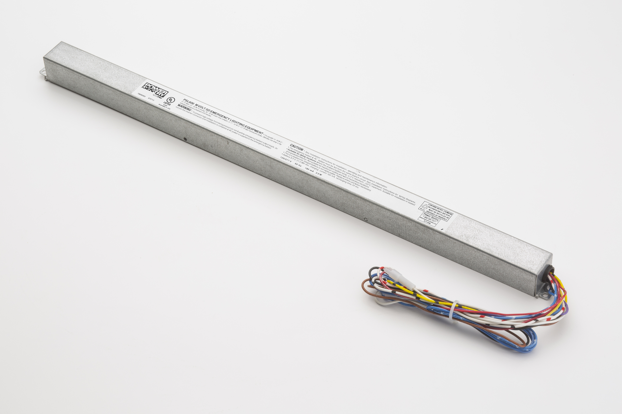 PSL600 M10 Battery Pack Low Profile Emergency Ballast, 14 to 54/17 to 55 W, 120/277 VAC