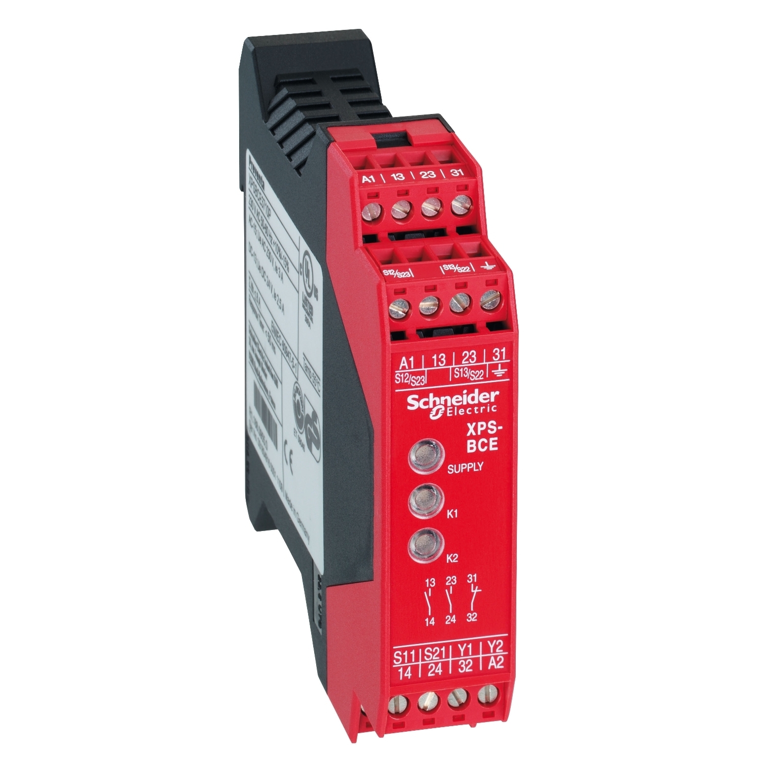 XPSBCE3410P Preventa Safety Relay, 2NO 2 Form A Contact, 115 VAC V Coil
