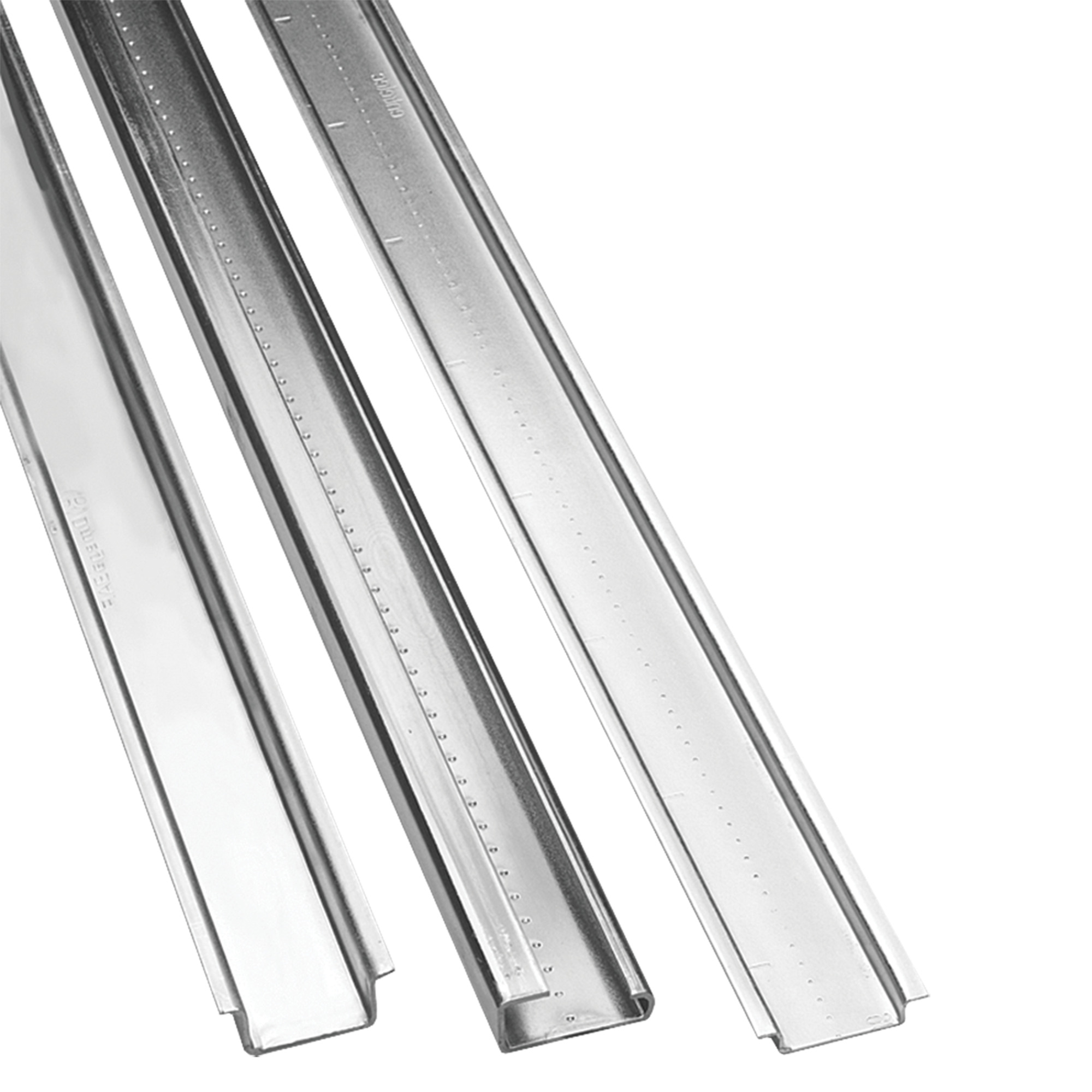 ADNR3 A80 Type TS35 DIN 3 Symmetric Mounting Rail, Steel