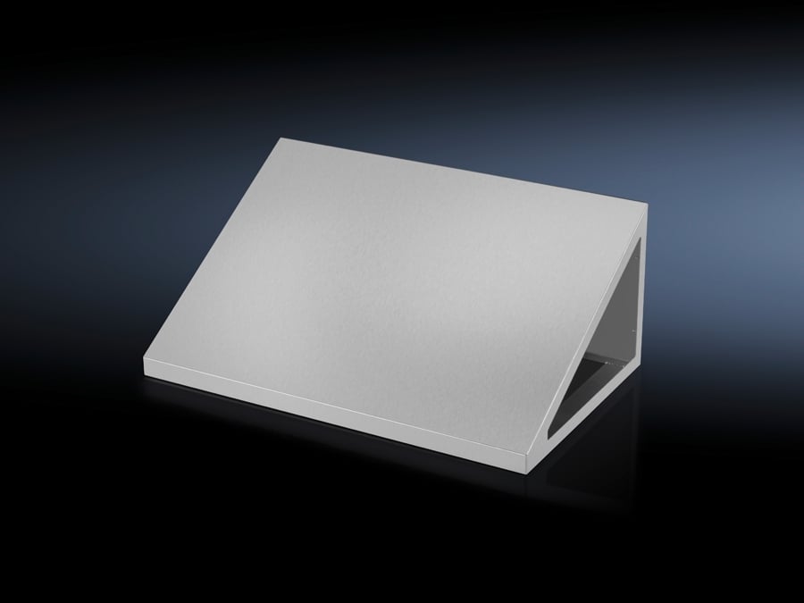 4000525 Angled Roof Enclosure Attachment, Stainless Steel