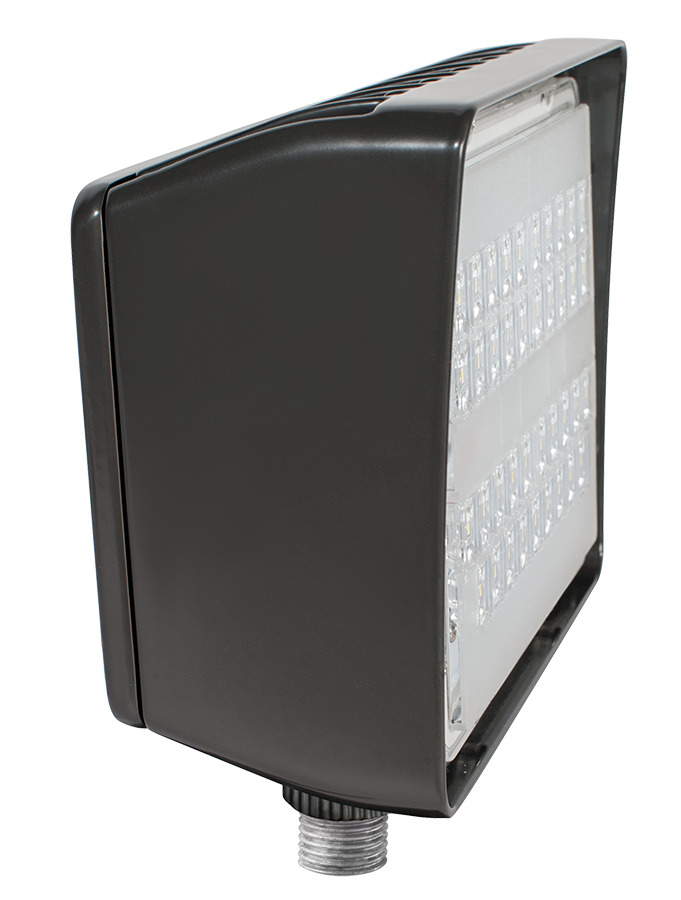 PIP20/D10 Standard Floodlight,) LED Lamp, 20 W Fixture, 120 to 277 V AC, Bronze Housing