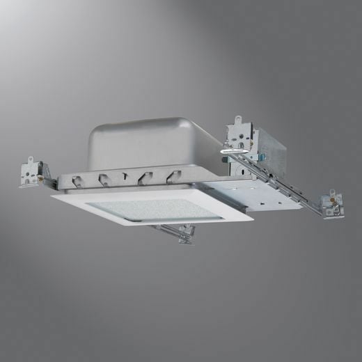 H1T Halo TC47 Square Recessed Lighting Housing, Incandescent Lamp, Non-Insulated Insulation, 120 VAC, 8-1/2 in Ceiling Opening