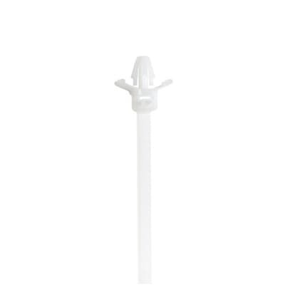 L-7-50PM-9-C Catamount Push Mount Cable Tie, 7.87 in L x 0.19 in W x 0.047 in THK, Nylon/Polyamide 6.6