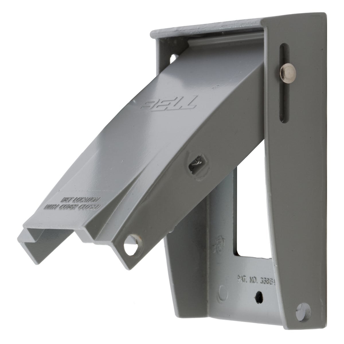 WP26V Weatherproof While-In-Use Cover With Decorator Opening, 4-1/2 in L x 2-3/4 in W x 4-1/2 in D, Cast Aluminum