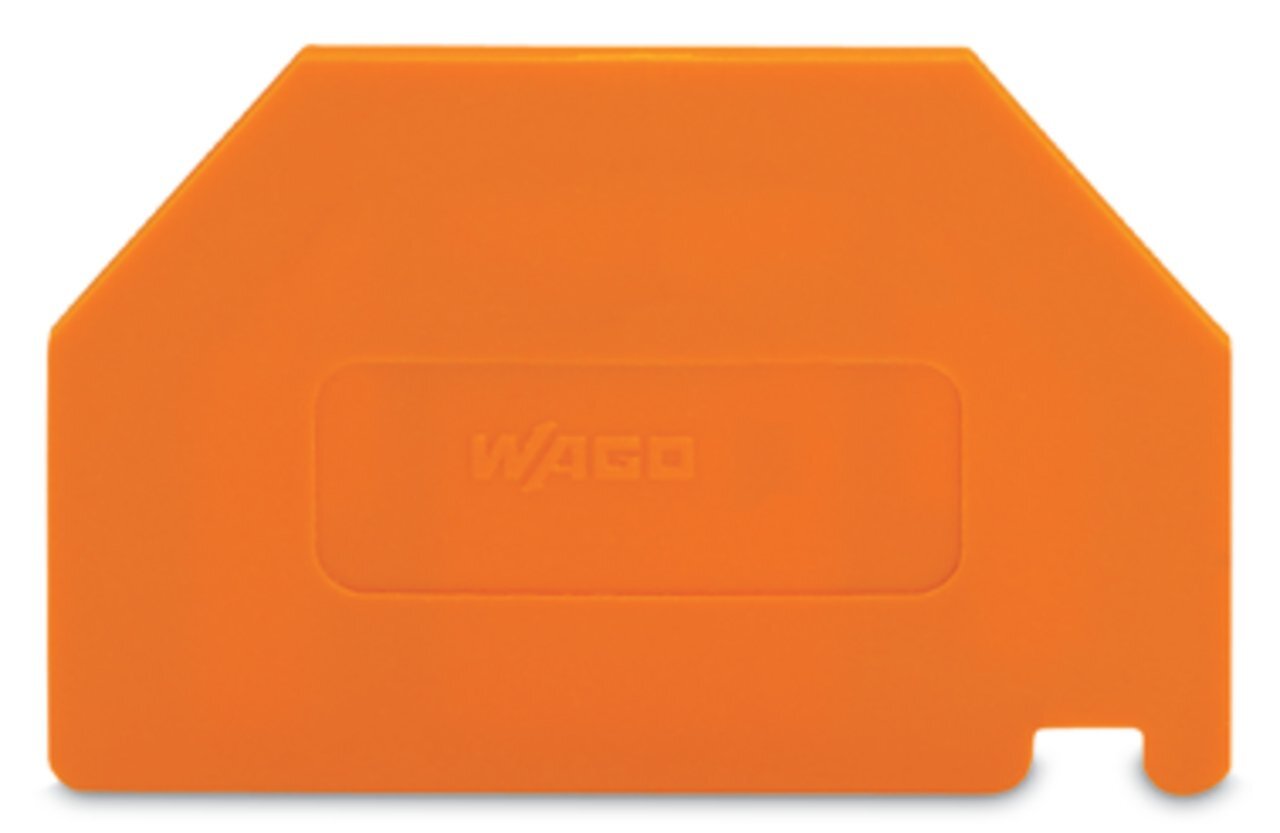 281-322 Separator Plate, For Use With Rail Mounted, Polyamide, Orange