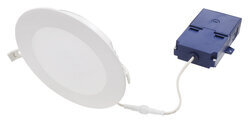 LEDMD61100940UNV/60695 UltraLED Microdisk Dimmable Downlight Kit With Remote Driver, 13 W Fixture, 120 to 277 VAC, Plastic Housing