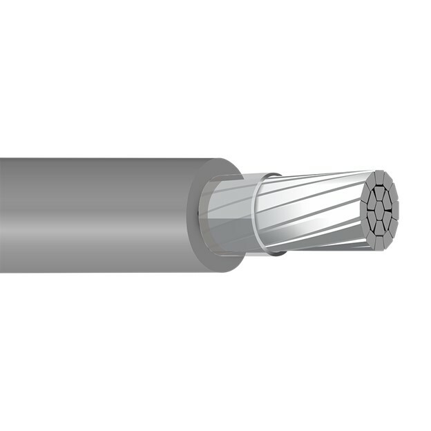 XHHW Cable, 750 KCMIL, Gray, Stranded, Aluminum Conductor, 2500 Foot Reel