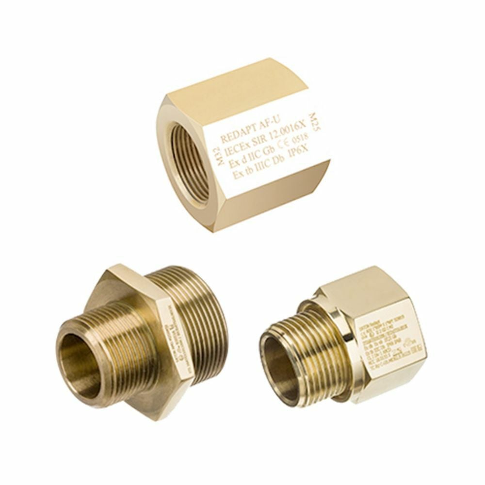 ADU302930 Adapter, 3/4 in FNPT Interior Thread, 1/2 in MNPT Exterior Thread, -50 to 180 deg C Operating, 316 Stainless Steel, Unplated