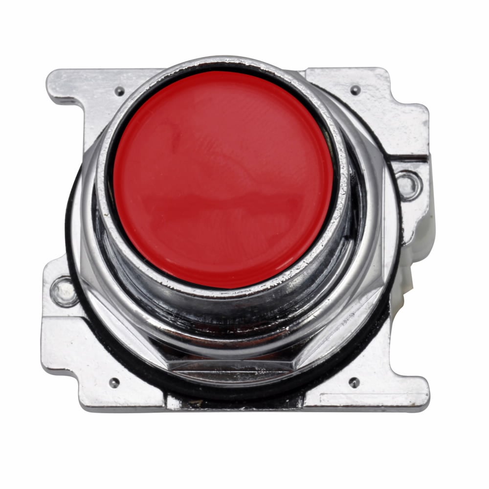 10250T23R Heavy Duty Oil/Watertight Non-Illuminated Pushbutton, 30.5 mm, 1NO Contact, Red