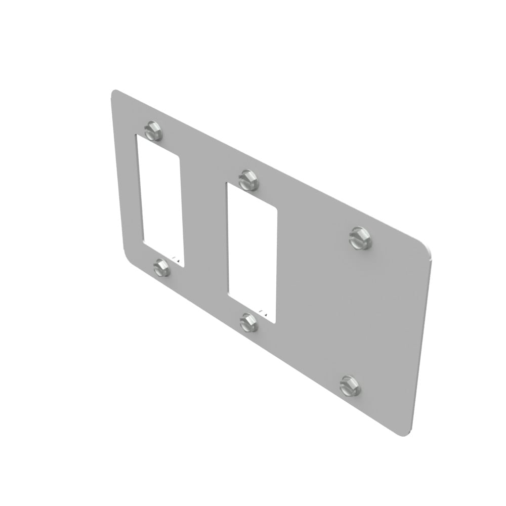 Receptacle Face Plate Millennium 520 520 Blank