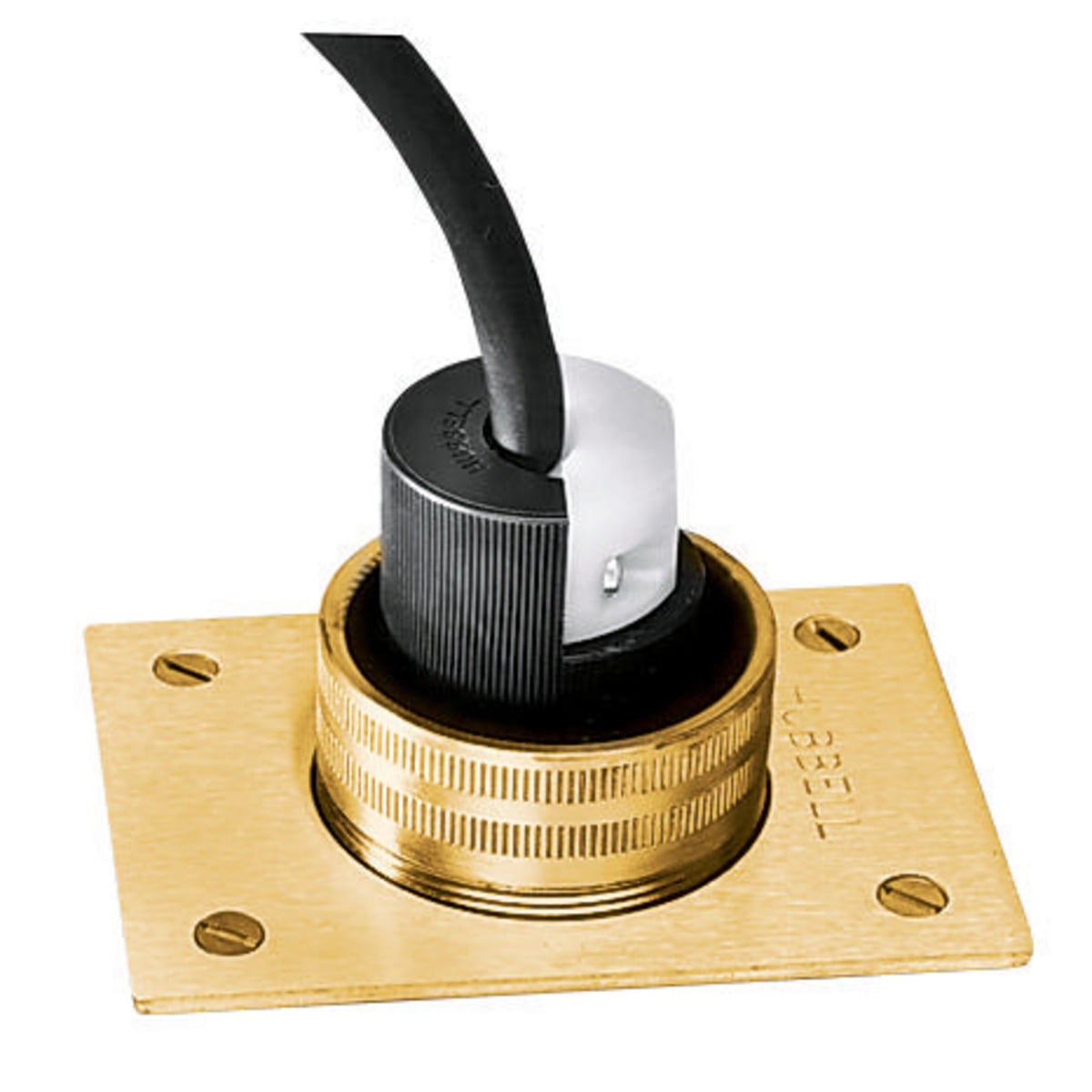 S3061 Collar Machined Standard Threaded Protective Ring, For Use With Flush Concrete Floor Box, 2-1/8 in Thread, Surface Mount, Brass