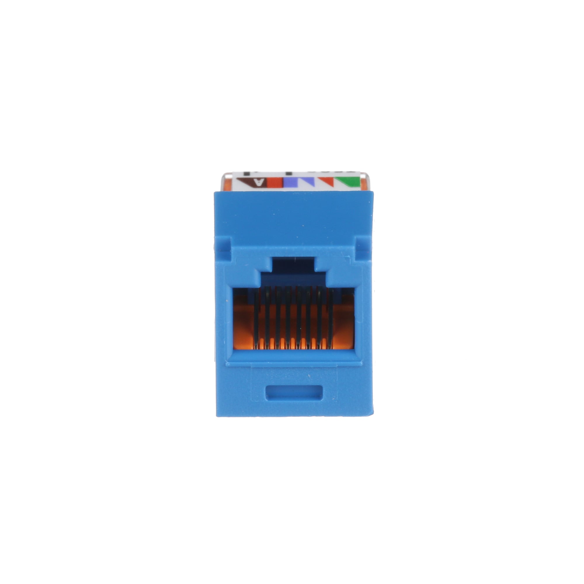 UTP RJ45 Cat 5e Leadframe Jack Module, Blue