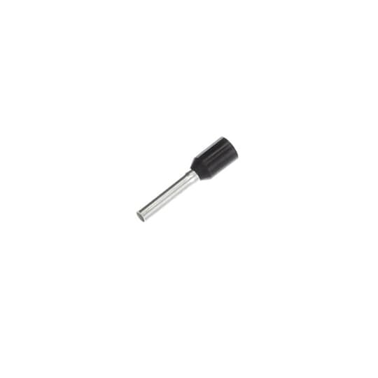 F2032 Sta-Kon F Series Insulated Wire Ferrule, 16 AWG Stranded Copper Conductor, 0.65 in L, Copper, Black