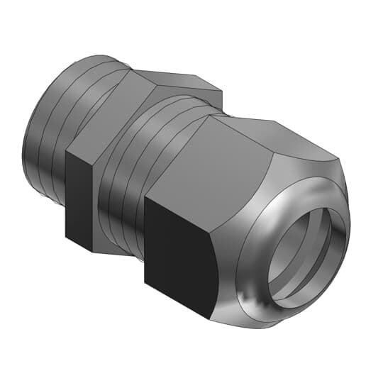 CC-ISO20-G T&B Non-Metallic Cable Gland, ISO 20 Thread, 0.236 to 0.473 in Dia Cable, 0.59 in L Thread, Nylon 6