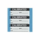 Calibration Lbls Cloth Blk/Wh 25Pk