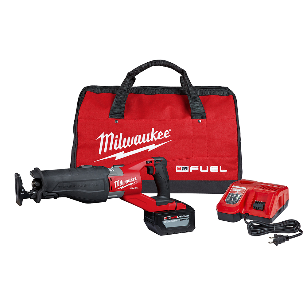 2722-21HD M18 Fuel Super Sawzall Cordless Reciprocating Saw Kit, 1-1/4 in L Stroke, 3000 spm, Orbital Stroke, 18 V DC, 18.9 in OAL