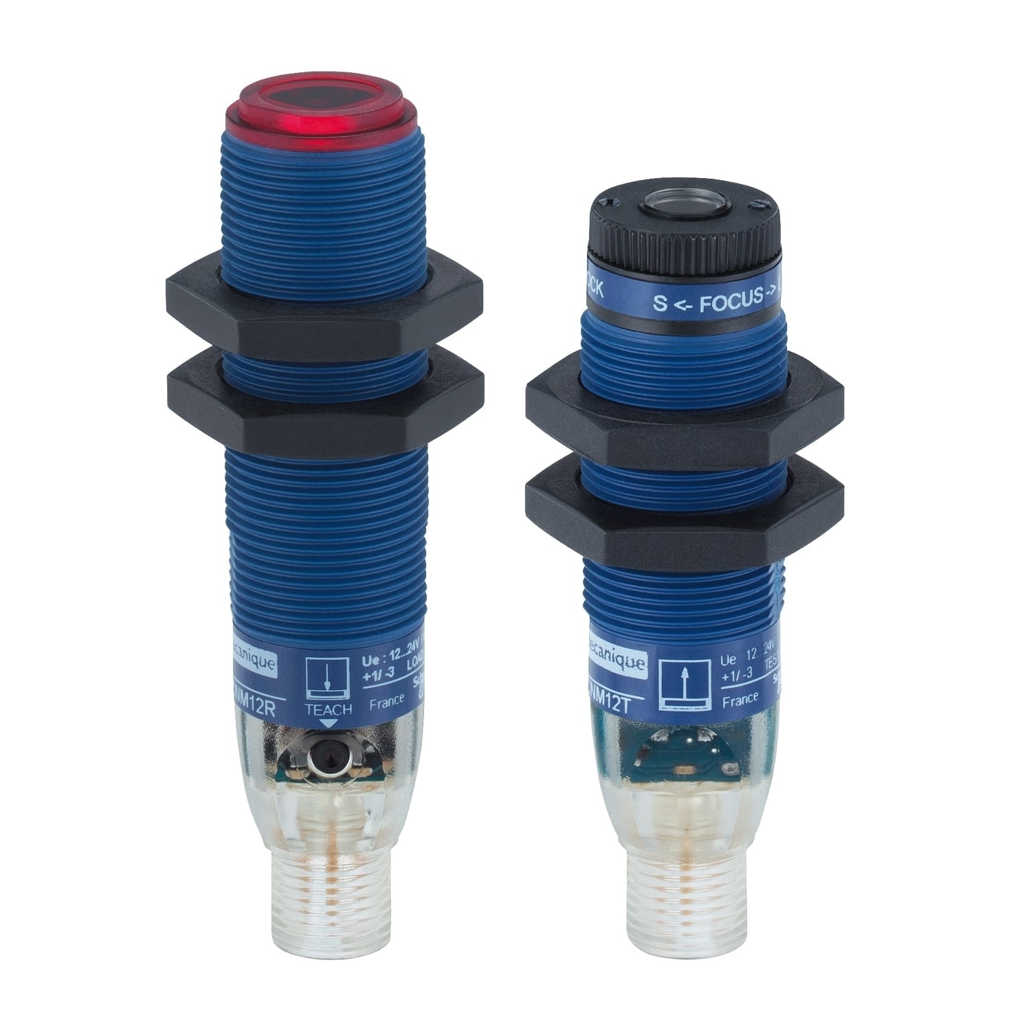 XUBLAPCNM12 XU Series Photo Electric Sensor, Cylindrical Shape, 328.08 ft, Red Laser Sensing Beam, 0.4 ms Response, PNP Output
