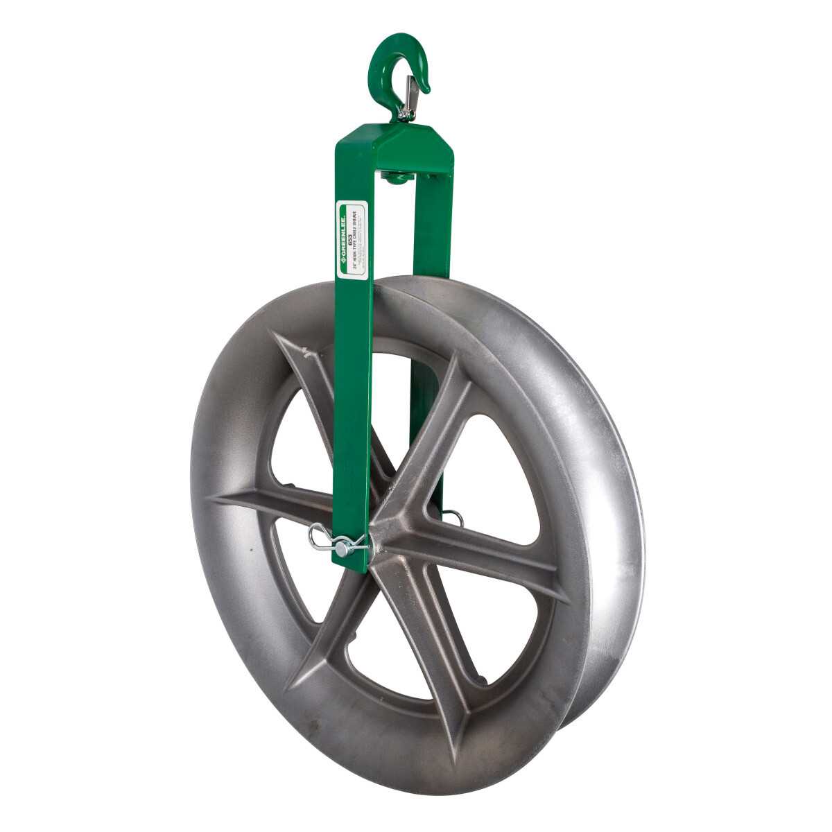653 Hook Sheave Assembly, 4000 lb, 24 in OD