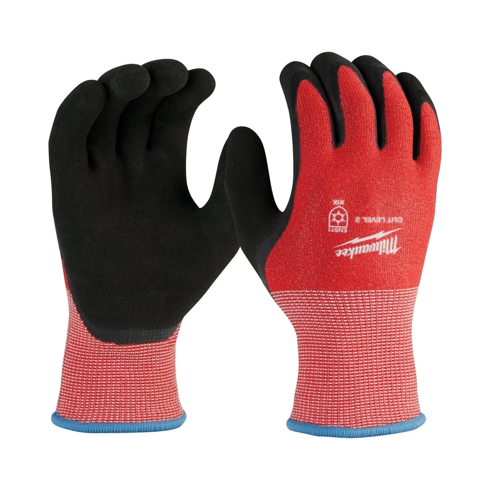 48-73-7921 Insulating Cut-Resistant Gloves, M, Knit Wrist Cuff, Resists: Abrasion, Cut, Puncture and Tear, ANSI Cut-Resistance Level: A2, ANSI Puncture-Resistance Level: A2