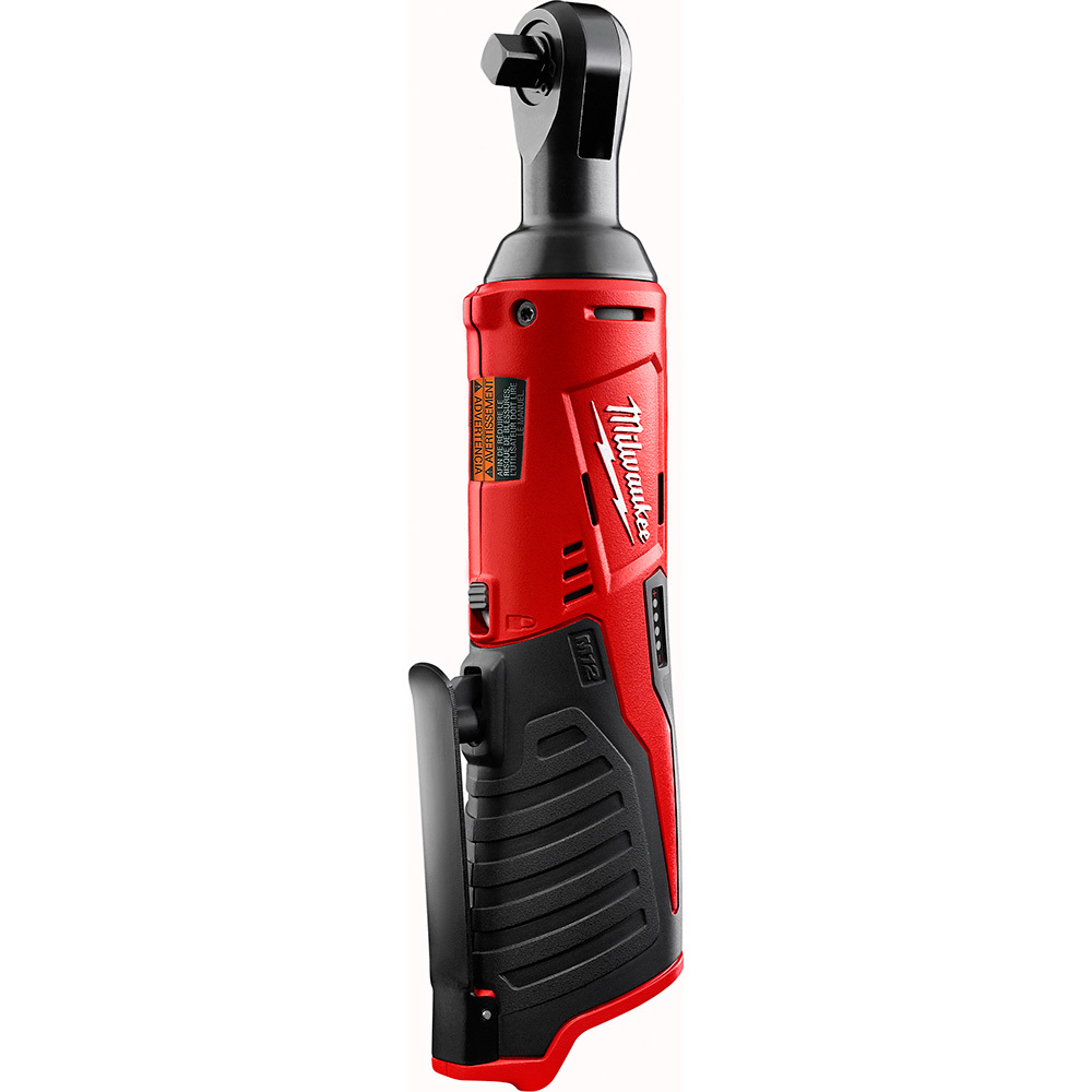 2457-20 M12 Double Insulated Cordless Ratchet, 3/8 in Drive, 35 ft-lb Torque, 250 rpm Speed, 12 V DC, Li-Ion Battery, 10-3/4 in OAL