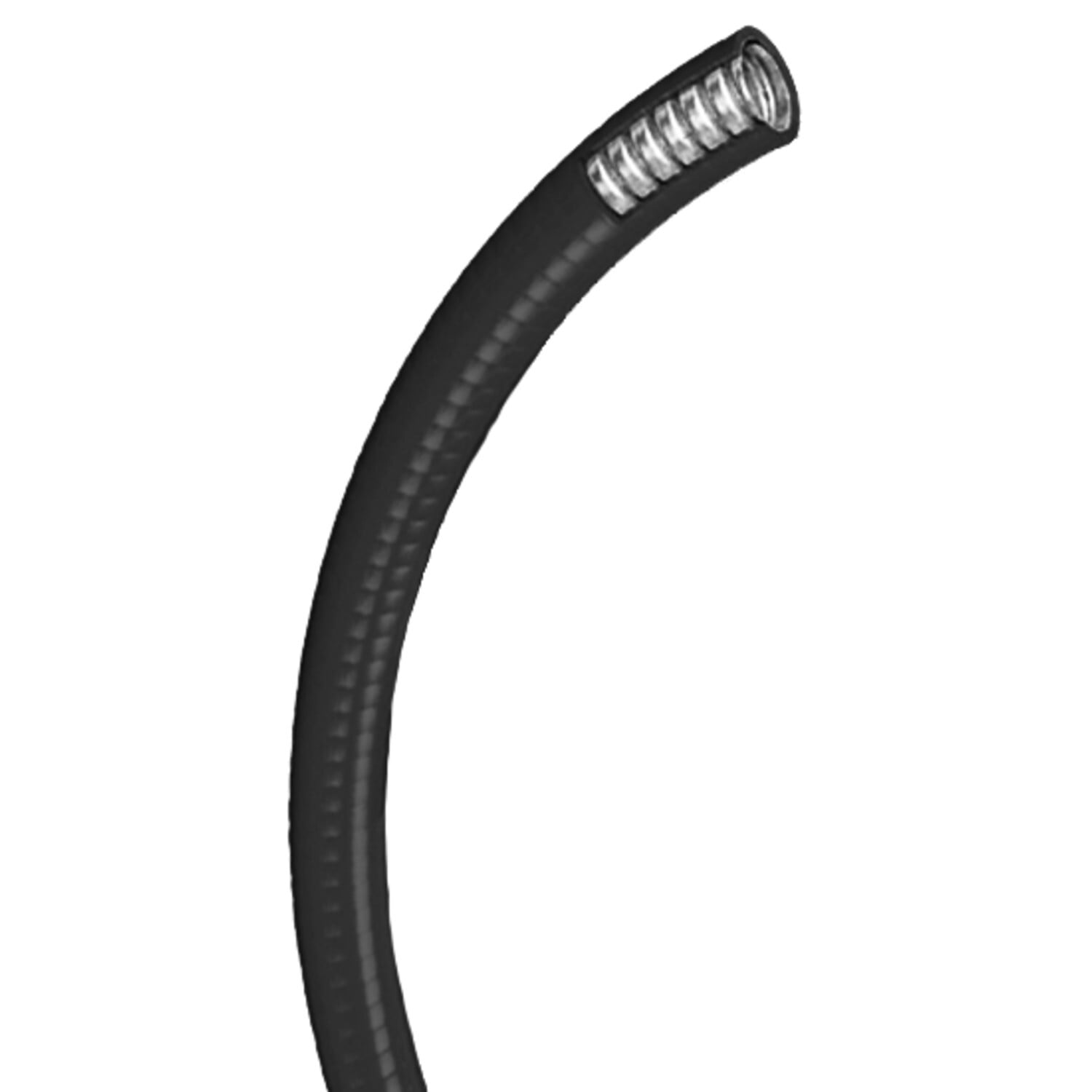 6203-30-BK Liquid-Tuff Liquid Tight Flexible Metal Conduit, 3/4 in Trade, 0.82/0.84 in ID x 1.03/1.05 in OD, 100 ft Coil L, Steel