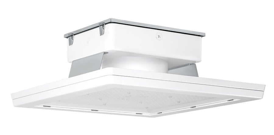 MASI20-160W/D10 Canopy Lighting With 0 to 10 VDC Dimming Driver, 158 W Fixture, 120/208/240/277 V AC, White Housing