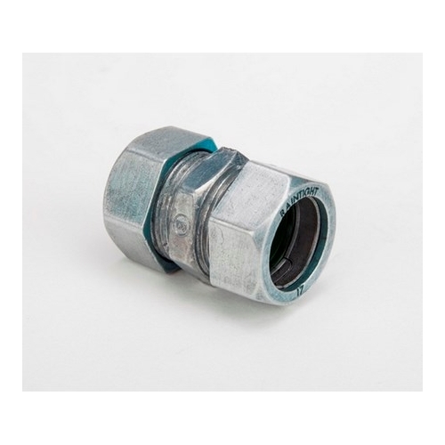 261-RTUS Bridgeport Compression Coupling, 3/4 in, For Use With EMT Conduit, Die Cast Zinc, Ball Burnished/Mirror Smooth