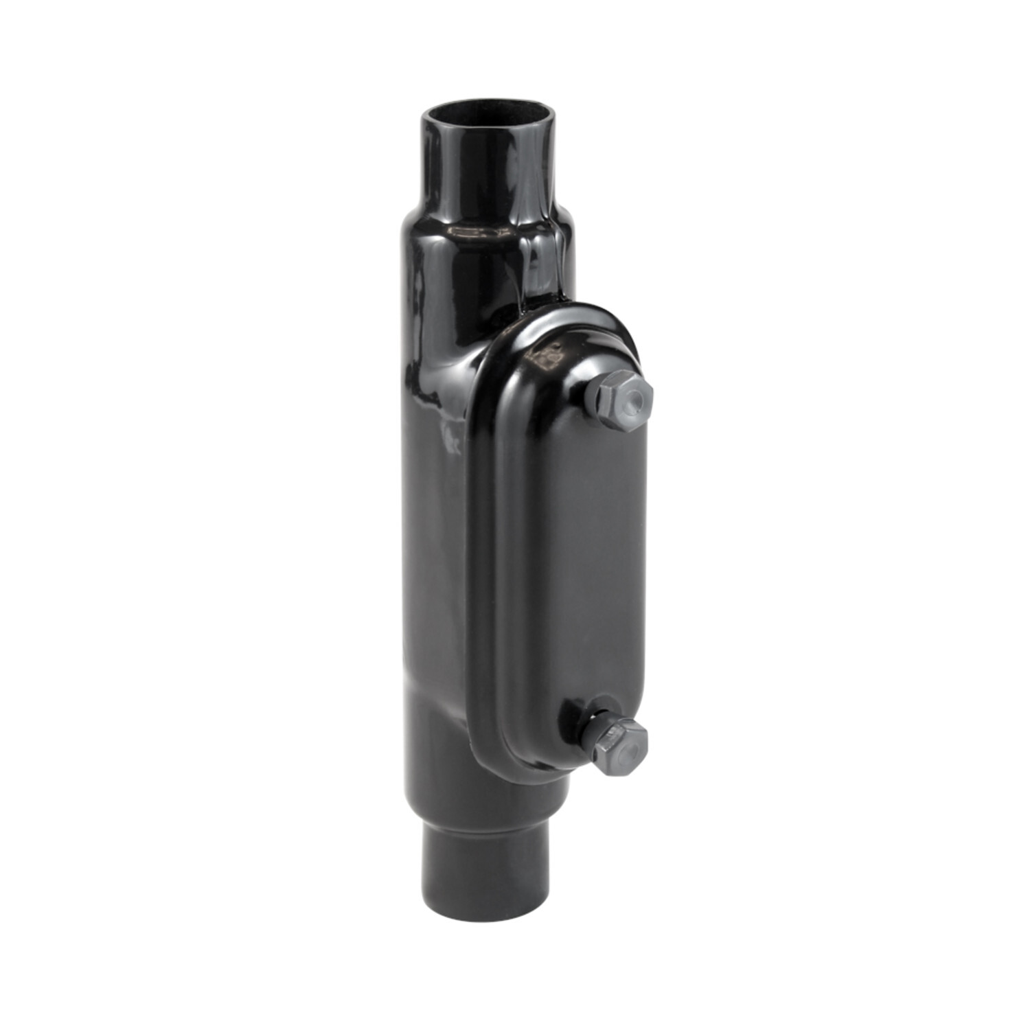 PV1000C38 Type-C Conduit Body With Cover, Screws, 1 in Hub, 8, Steel, Galvanized/PVC Coated