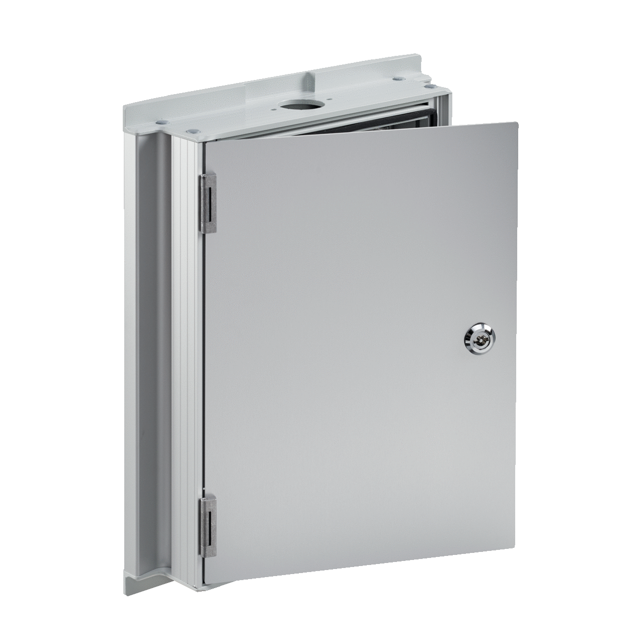 SY353718A Syspend VMA HMI Enclosure With Hinged Door, 350 mm L x 375 mm W x 186 mm D, NEMA 12 NEMA Rating, Aluminum