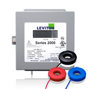 2K208-1SW VerifEye 2000 3-Phase 4-Wire Surface Mount Solid Meter Kit, 120/208 V AC, 100 A, LCD Display, Isolated Pulse Output Communication