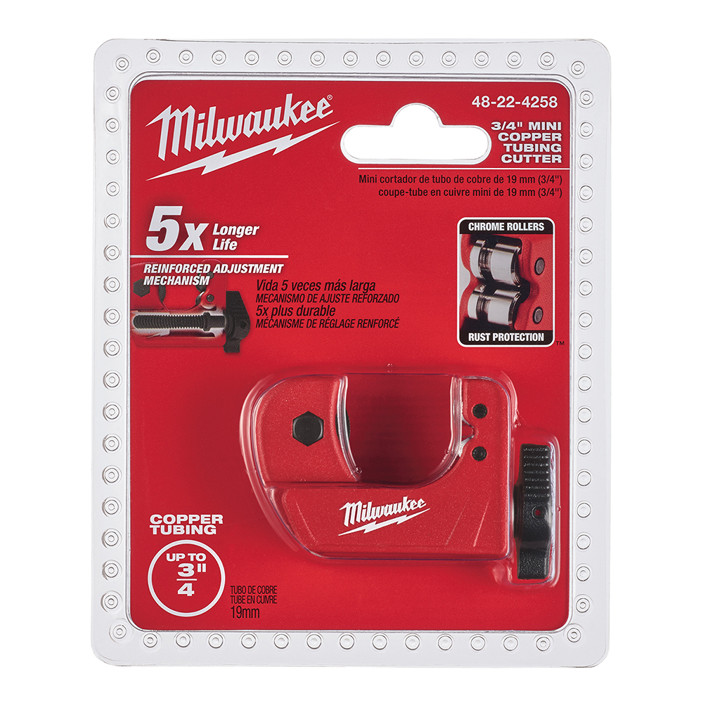 48-22-4258 Mini Copper Tubing Cutter, 3/4 in Nominal