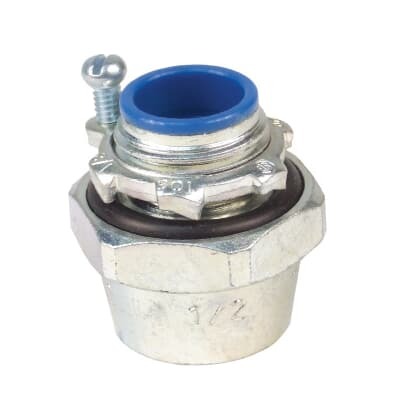403-TB T&B Threaded Hub Connector With Bonding Locknut, 1 in, For Use With Rigid/IMC Conduits, Aluminum