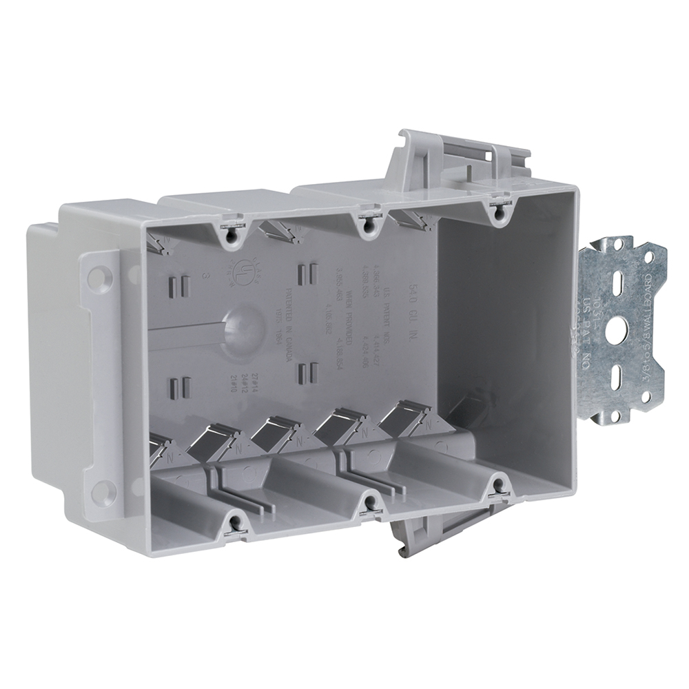 S354S50AC Wood and Steel Stud Bracket Box Quick/Click