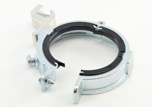 SGBS-387CL Bridgeport Might-Rite Split Ground Bushing, 2-1/2 in Trade, 1/0 AWG Wire Min, 14 AWG Wire Max, 2.27 in ID x 3.37 in OD Dia, Steel