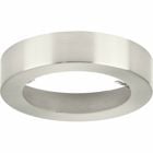 You'll never have to sacrifice function for style with this Edgelit round trim ring. The ring is coated in a sleek brushed nickel finish for a modern aesthetic. The trim ring is easy to install in both residential and commercial settings.