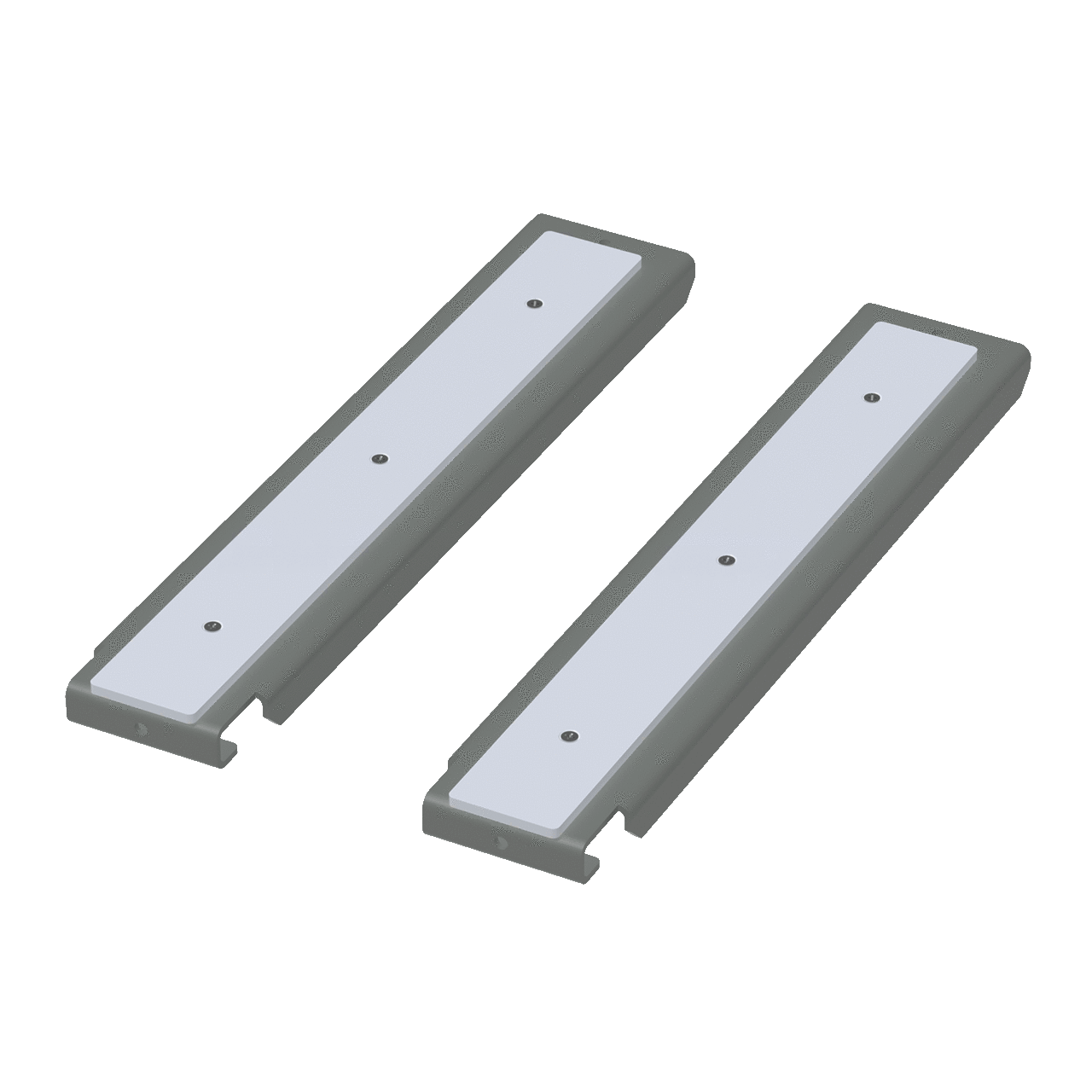 AU24PGR Panel Glider, 11 ga Mild Steel, Gray