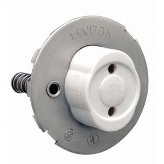23518 Plunger End Standard Lampholder With Internal Shunt, 660 W Lamp, 600 V AC, G13 Lamp