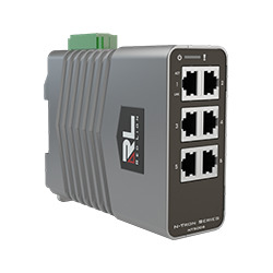 NT-5006-000-0000 N-Tron Managed Ethernet Switch, (6) 10/100/1000BaseT RJ-45 Ports Port, 12 Gbps Switching