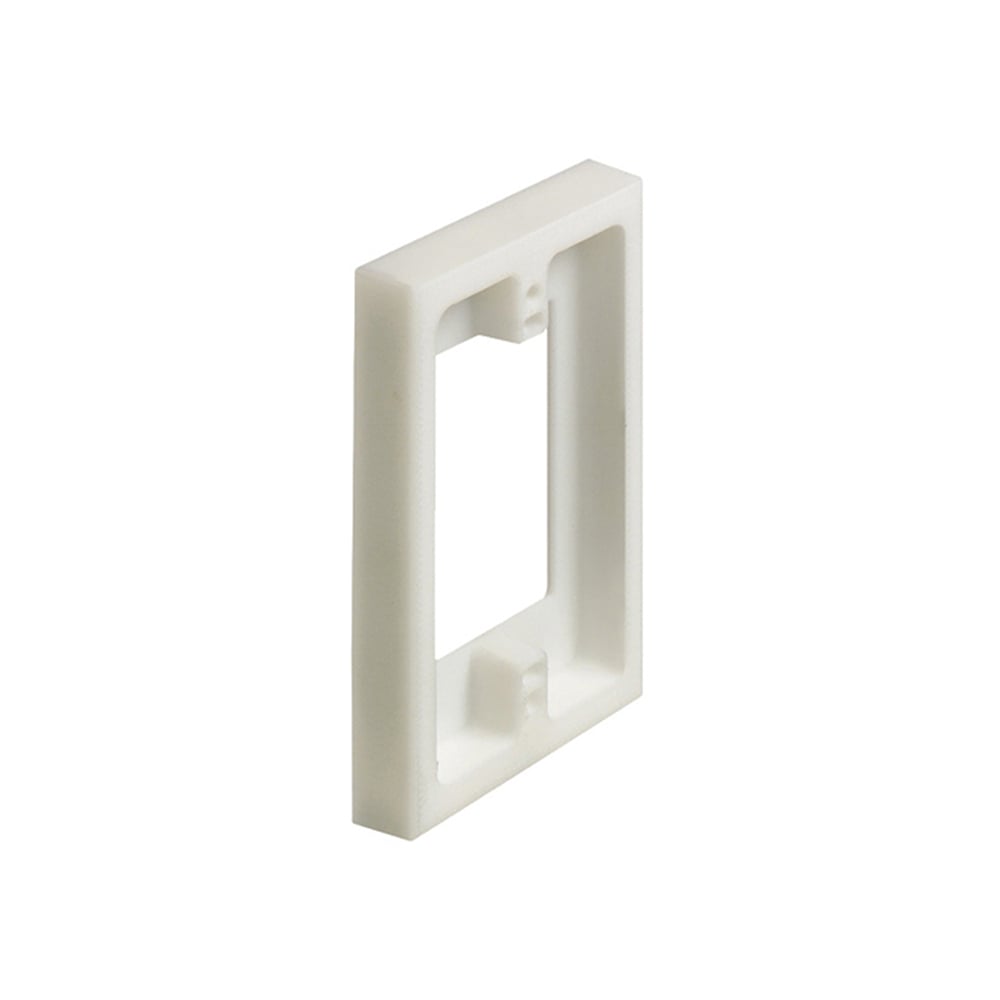 BES1 BES 1-Outlet Heavy-Duty Non-Metallic Non-Conductive Box Extender, 1 Gangs, 5.117 in L x 3.336 in W x 5/8 in D, Plastic